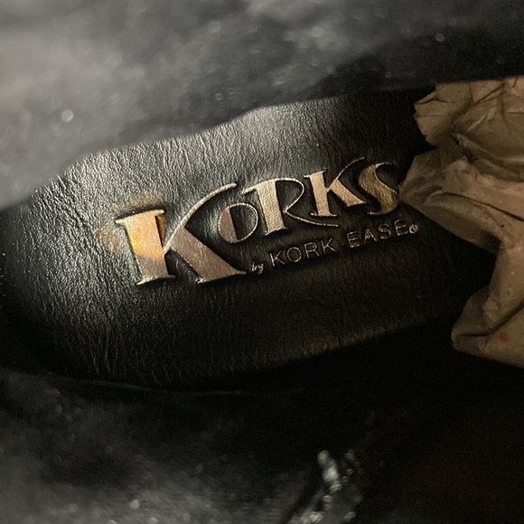 Korks by Kork-Ease Harness Ankle Boots 8 Moto Cassandra Suede Western Leather - Picture 11 of 13